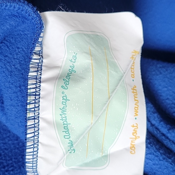 Twiddle, AdaptiWrap sweatshirt, blue, size XXS - Picture 12 of 13